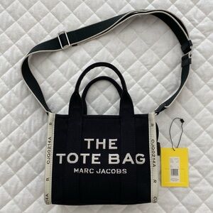 Marc Jacob’s Tote Bag, Small, Black Jacquard